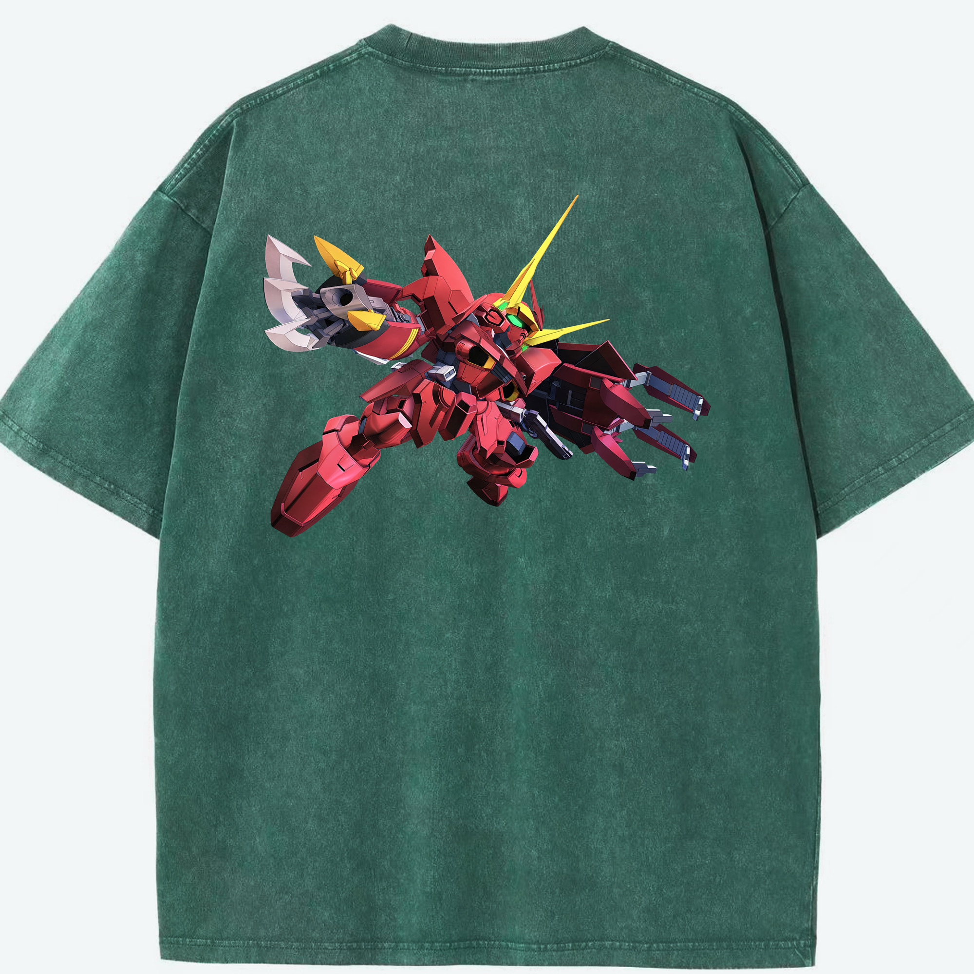 （画像用） 機動戦士ガンダム Mobile Suit Gundam 綿100% ヴィンテージ風 半袖Tシャツ（背面プリント）